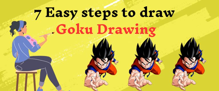 7 Easy Steps To Draw Goku Drawing Easy - Easy Drawing