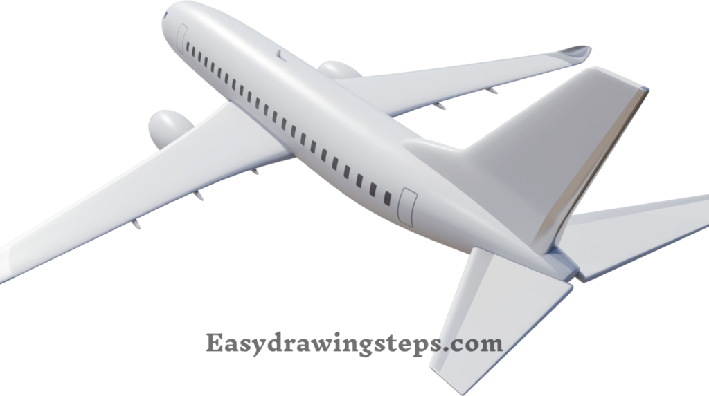 10 easy steps to draw Aeroplane Drawing - Easy Drawing