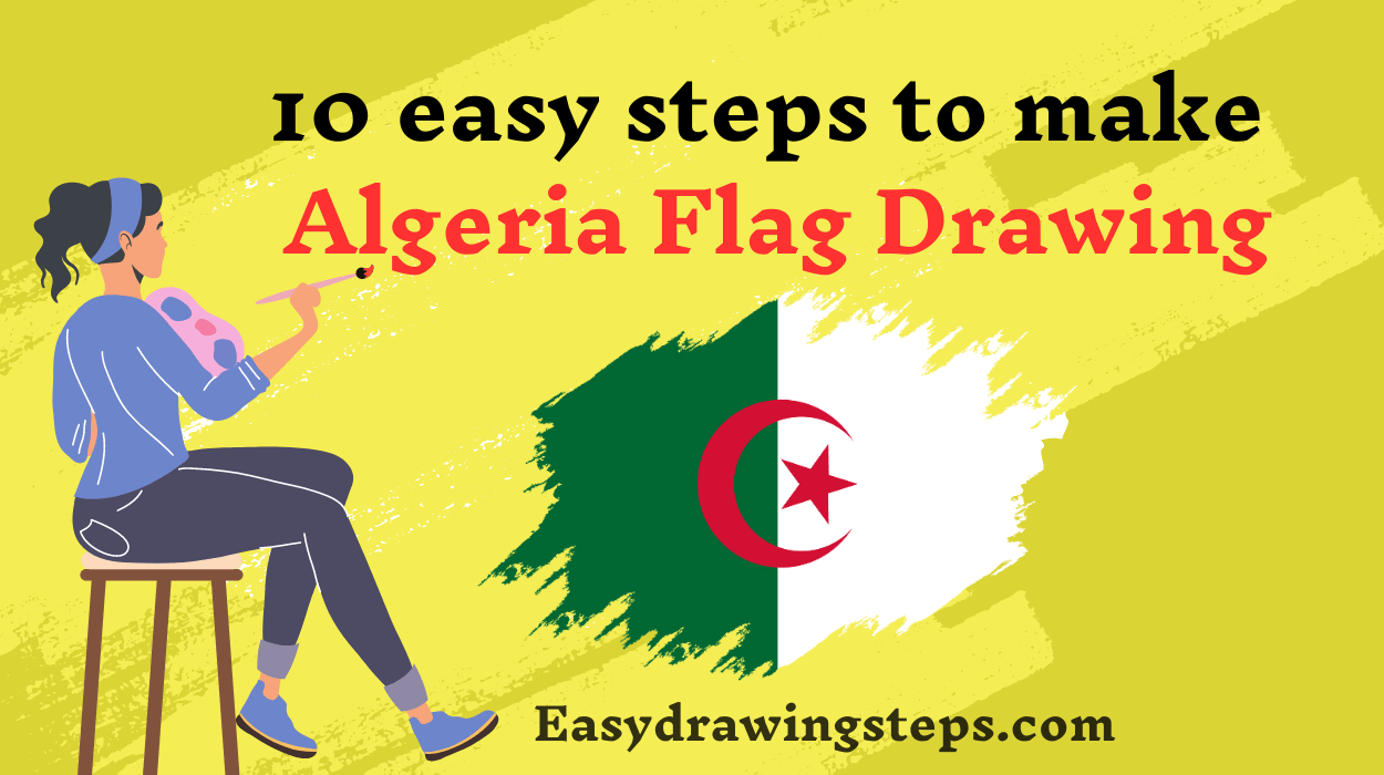 Algeria Flag Drawing