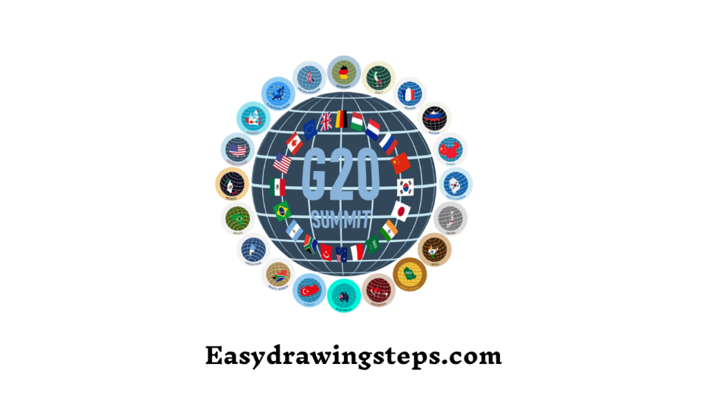 G20 Logo Drawing