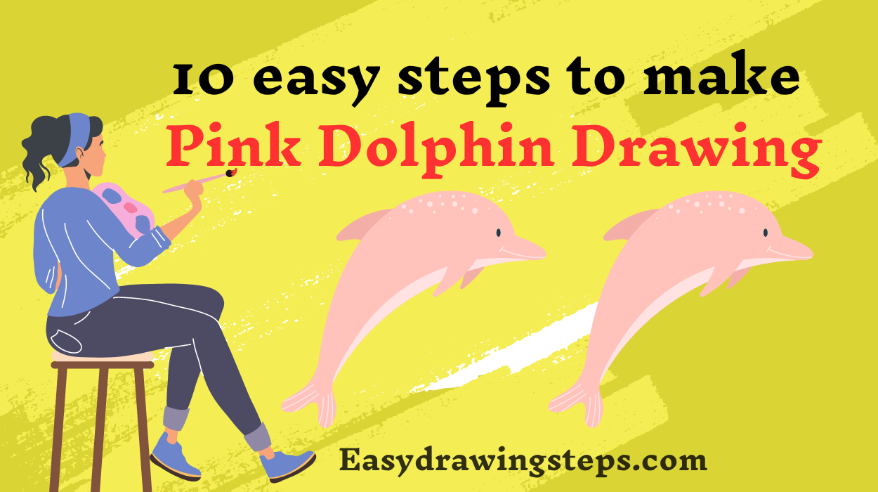 Pink Dolphin Drawing