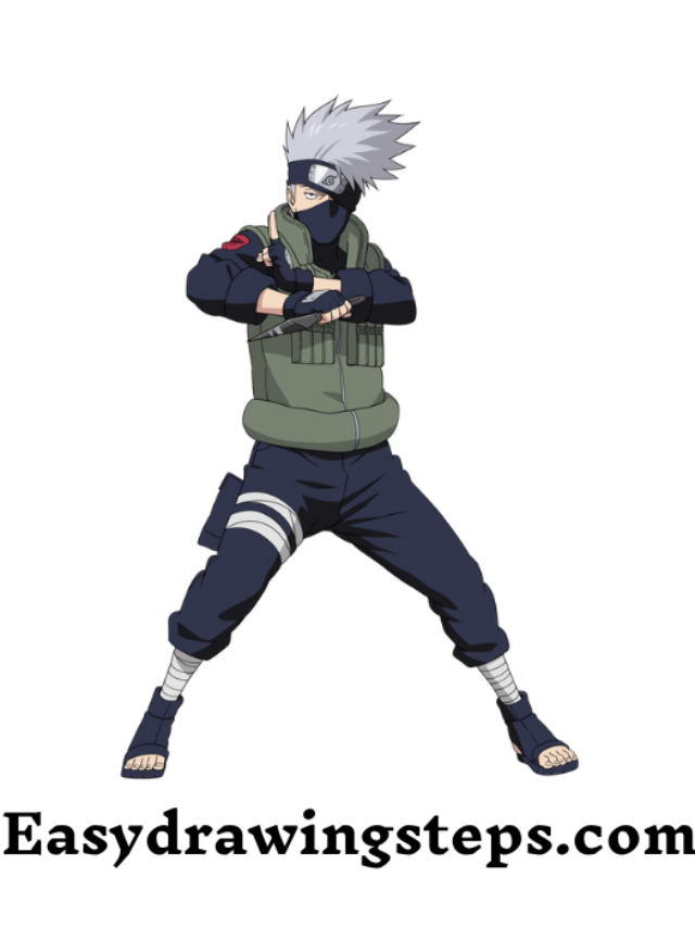 7 easy steps to draw Kakashi Drawing