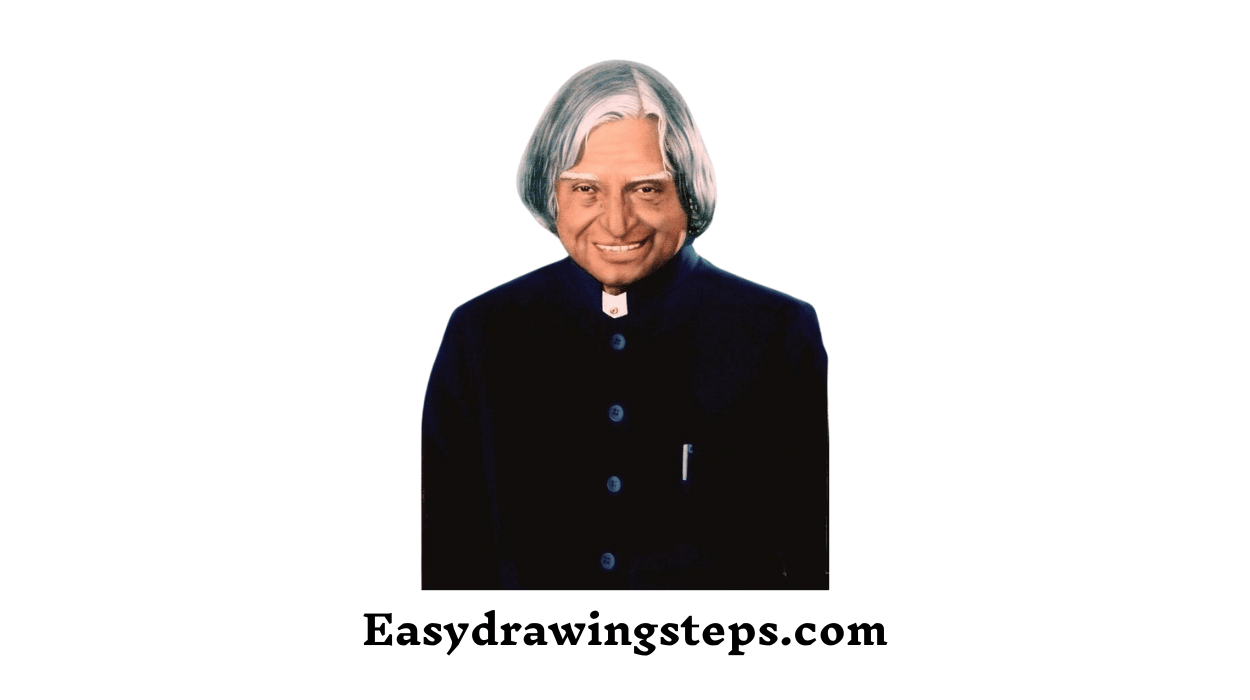 10 easy steps to draw APJ Abdul Kalam Drawing - Easy Drawing