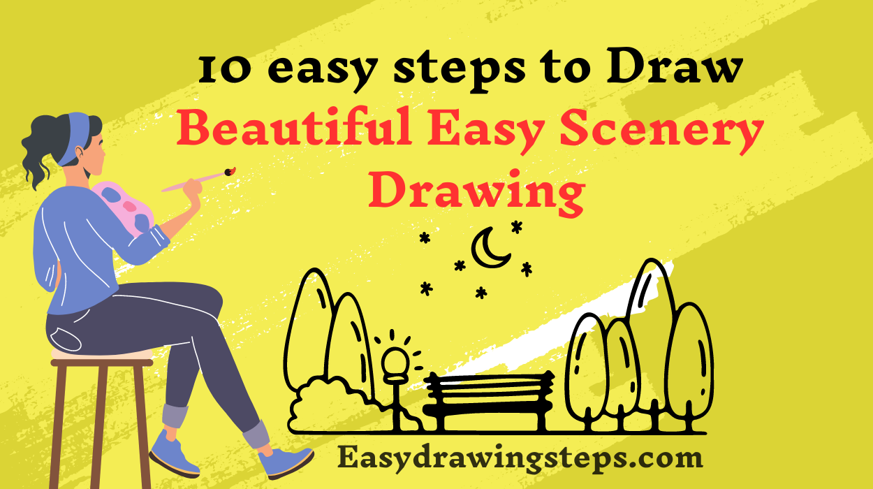 Beautiful Easy Scenery Drawing