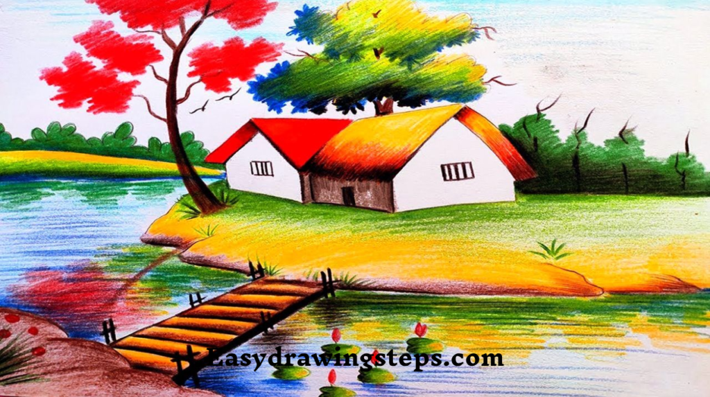 Natural Scenery Drawing