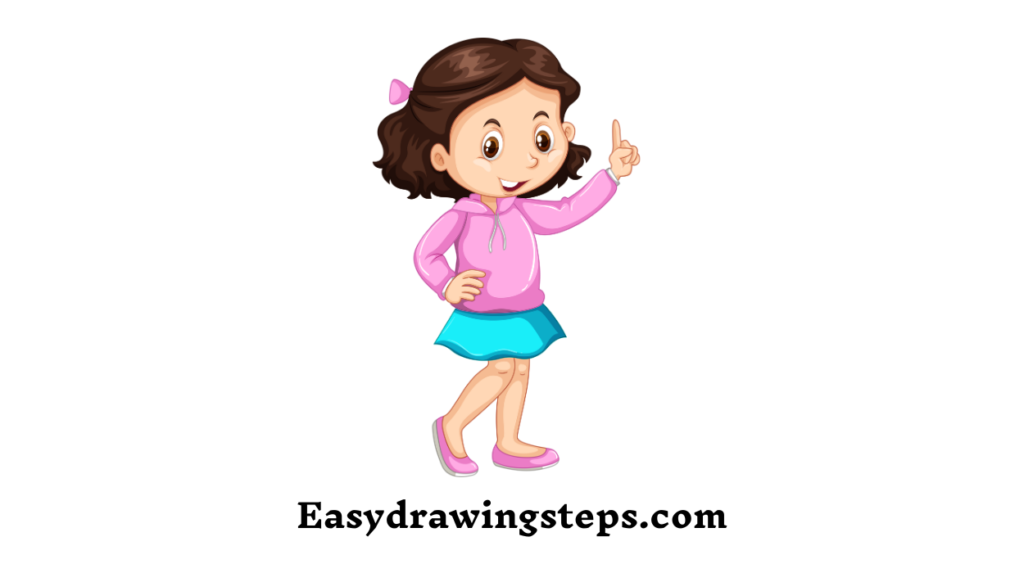 Pencil Cute Girl Drawing