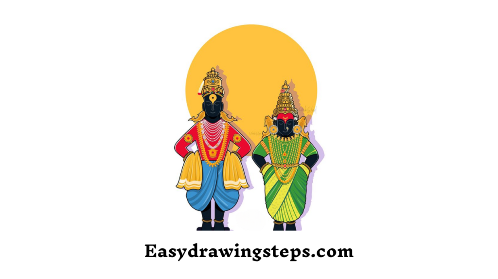 Vitthal Rukmini Drawing