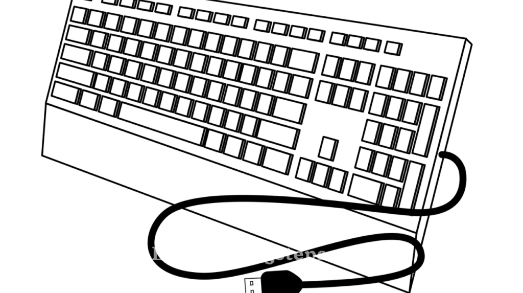 keyboard drawing
