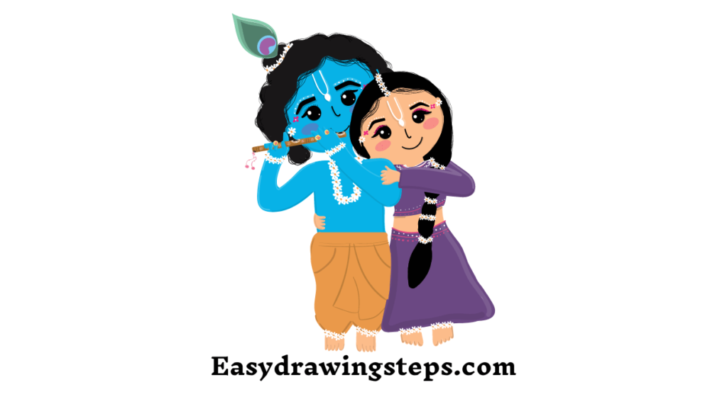 Easy Krishna Drawing