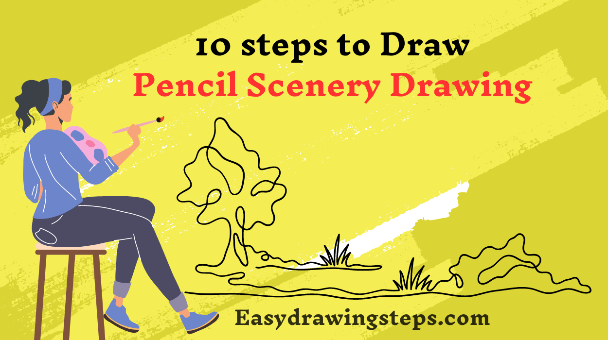 Pencil Scenery Drawing