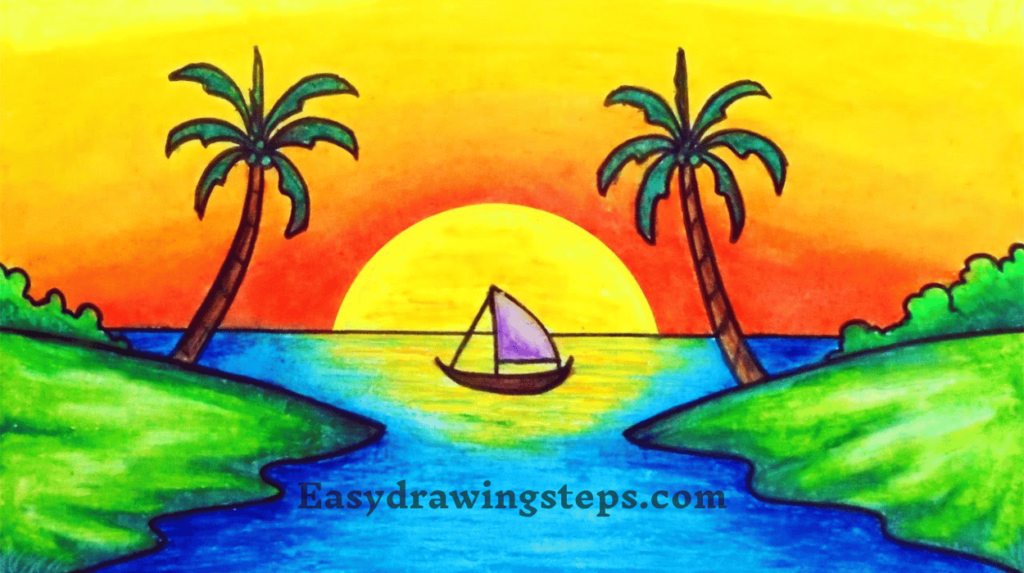 Simple Scenery Drawing