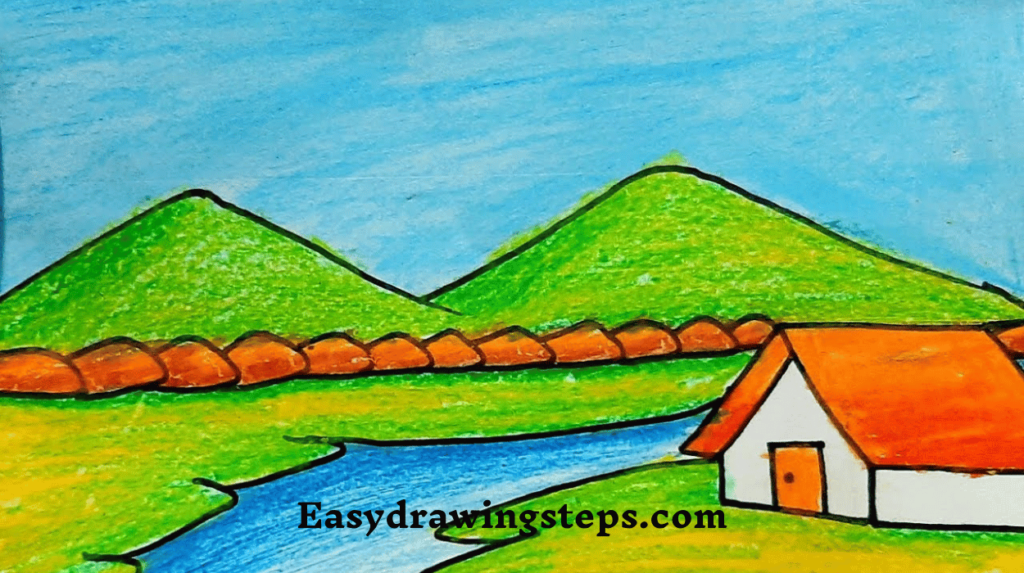 Simple Scenery Drawing
