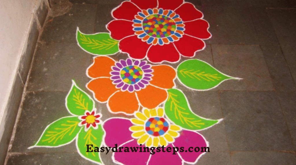 Jaswand Rangoli