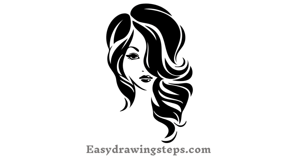 Lady Face Drawing