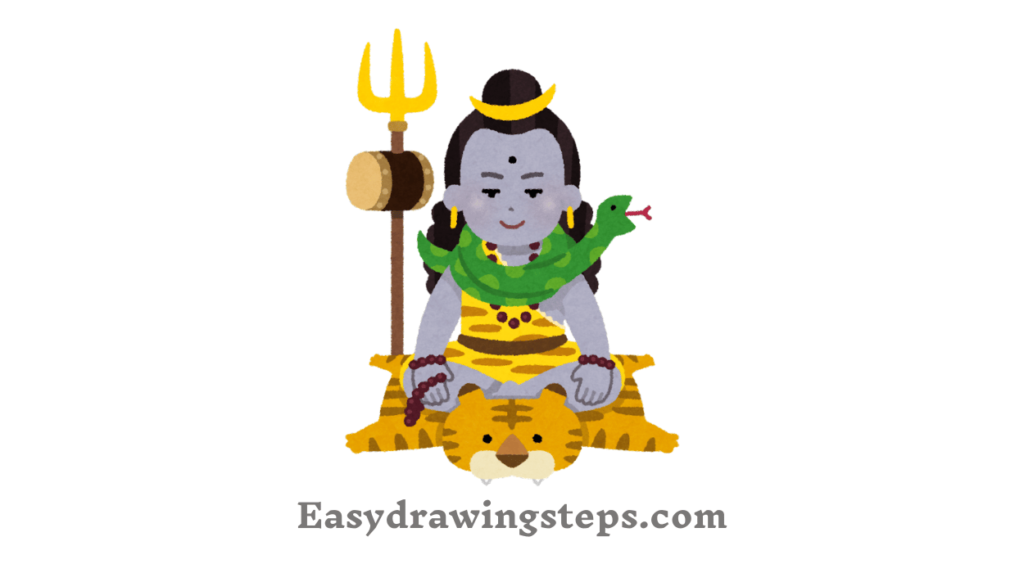Shiva Drawing For Kids