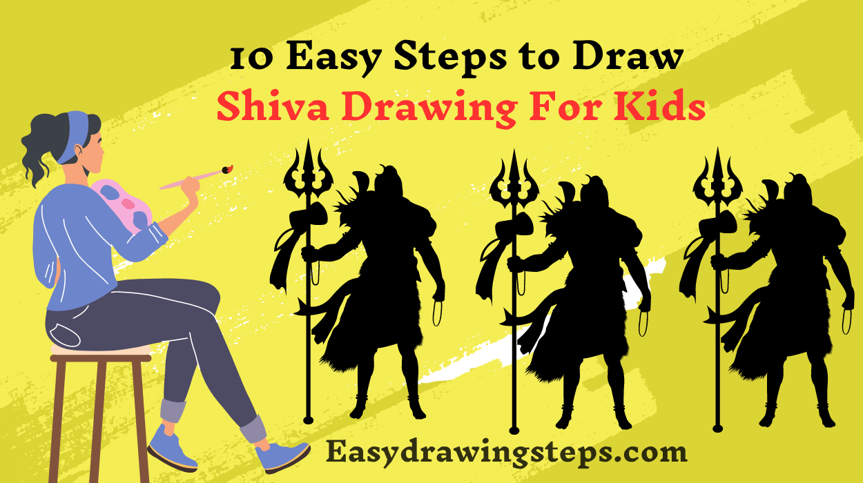 Shiva Drawing For Kids