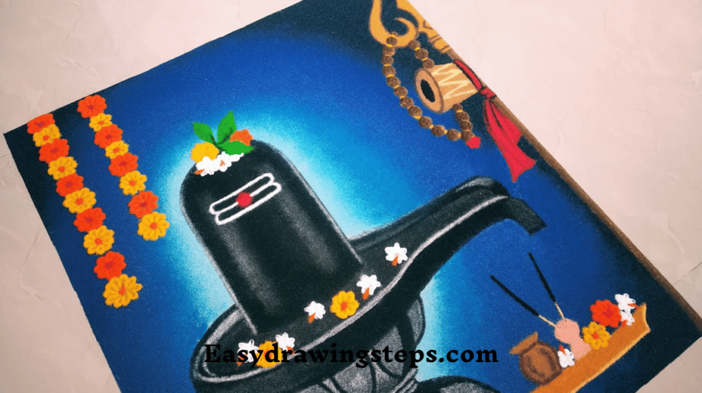 Shravan Somvar Rangoli